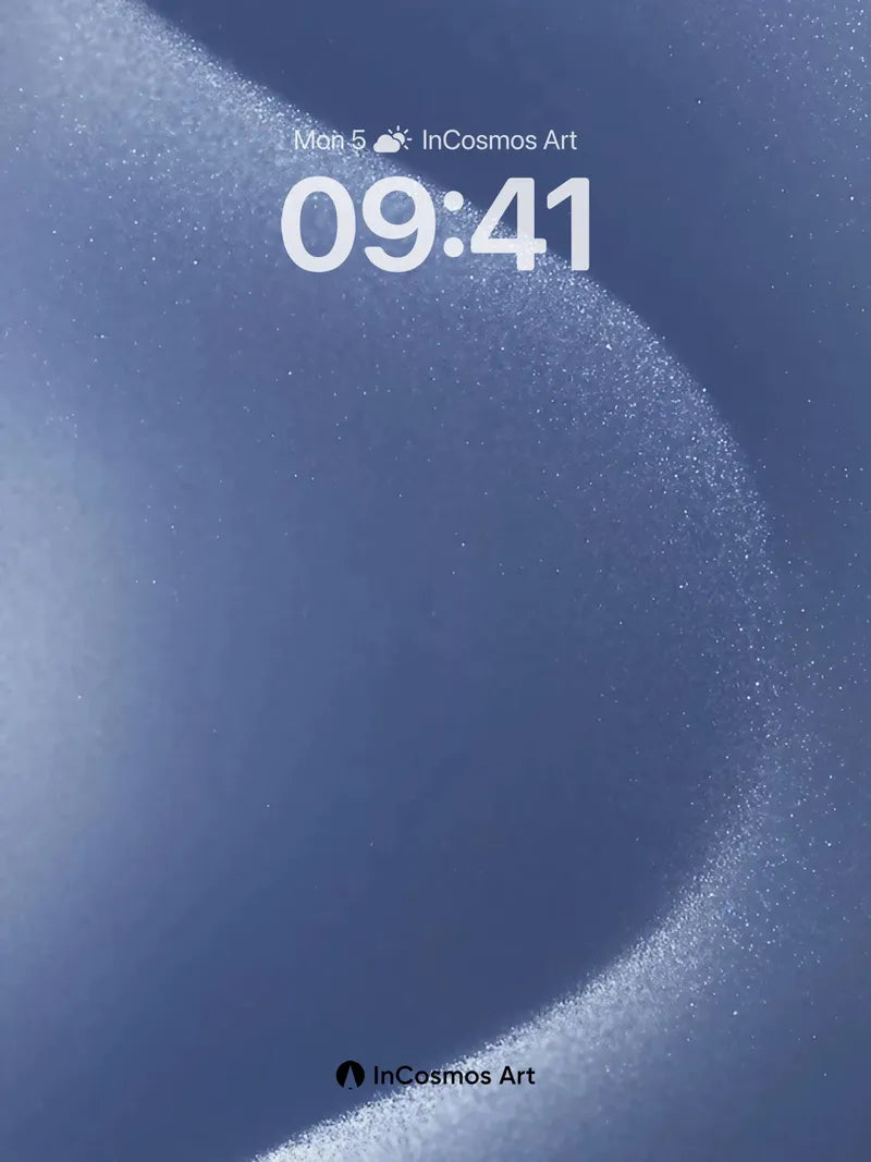 Luminous Sand Dune Wallpaper with Starlight Dust