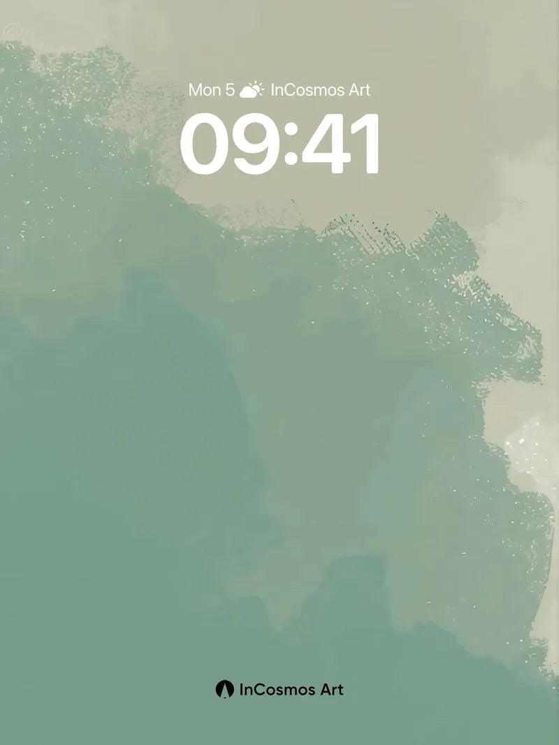 Muted Horizon Wallpaper with Soft Brushstrokes