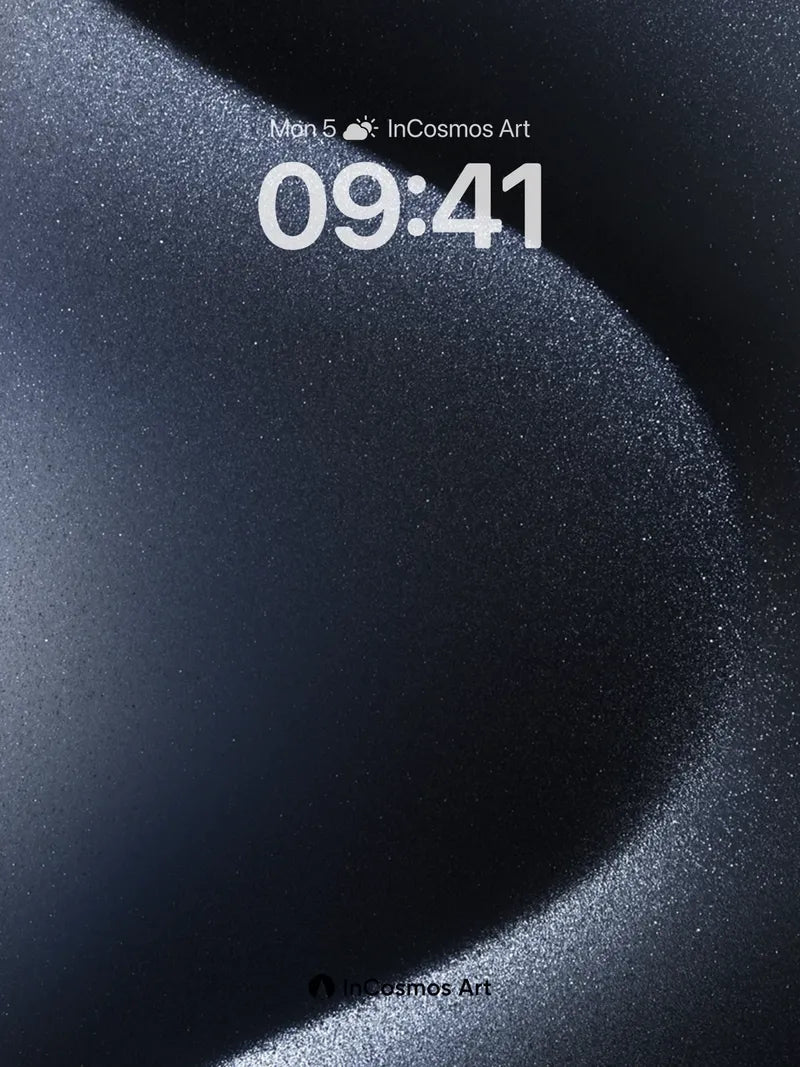 Midnight Wave Wallpaper with Starlight Texture