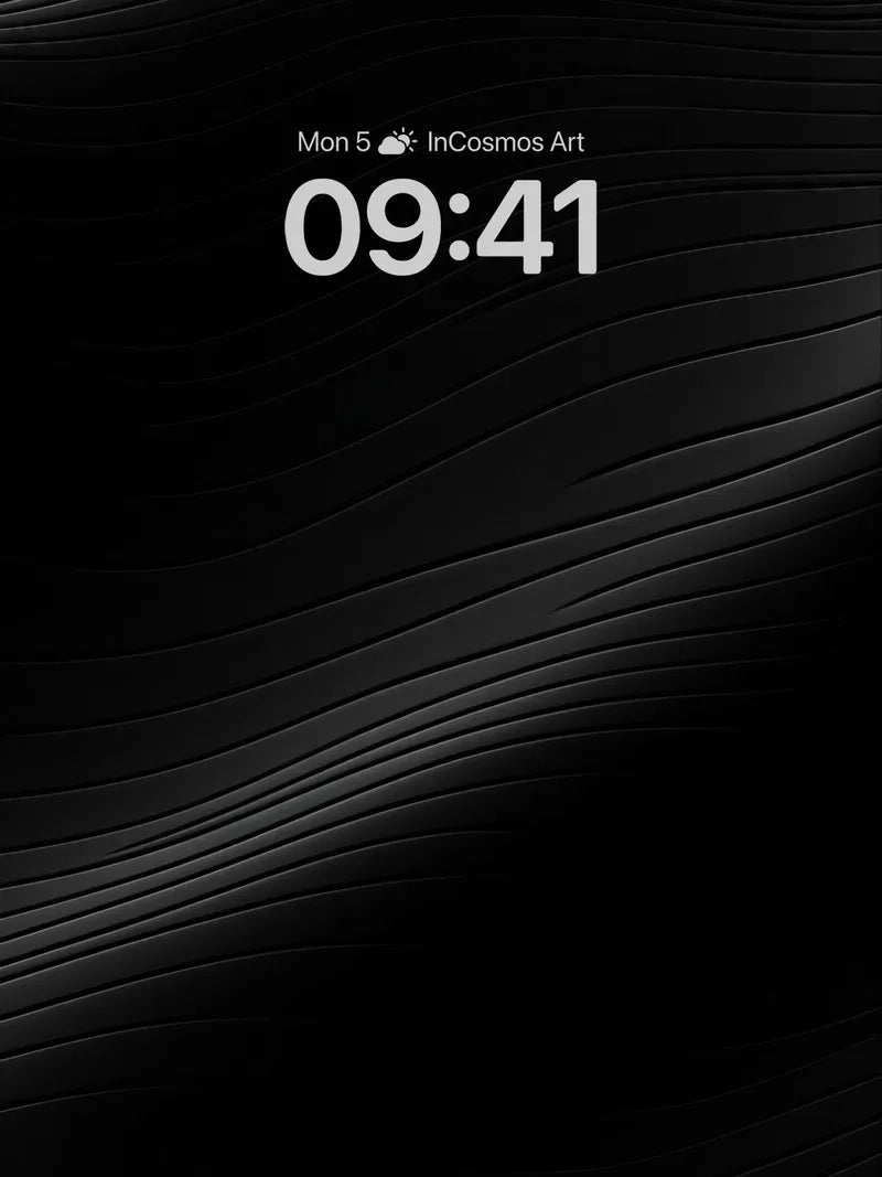 Shadow Weave Wallpaper with Silent Curves