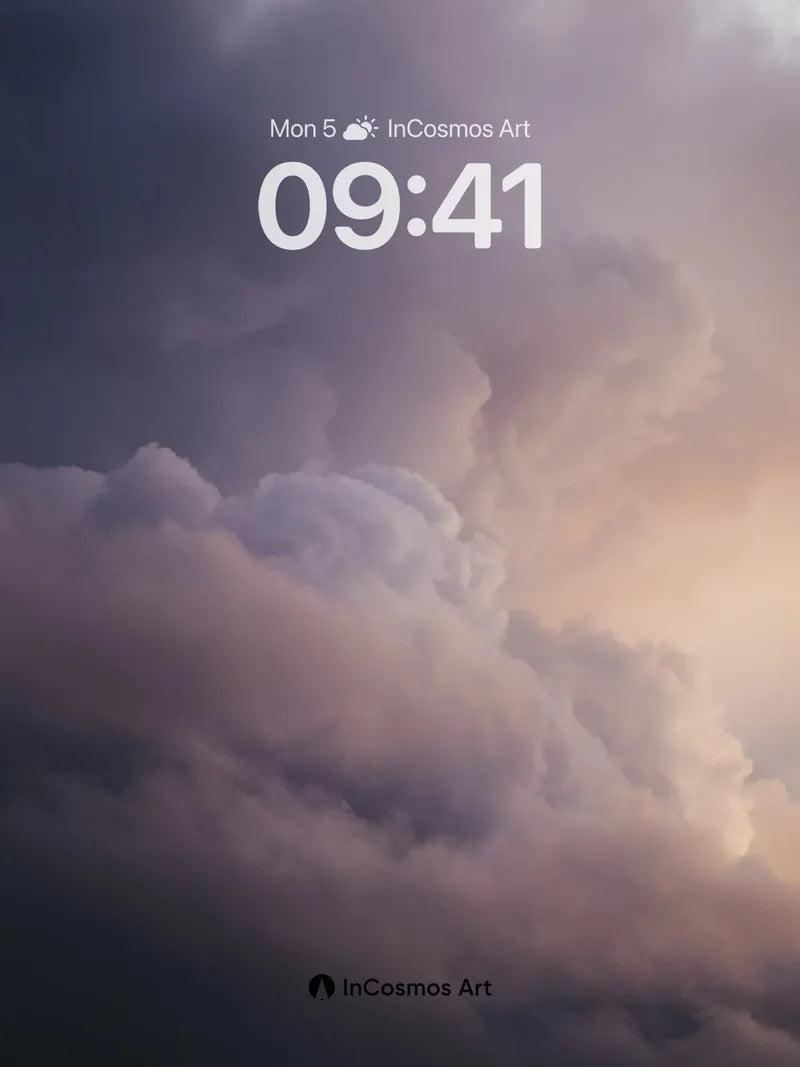 Storm's Breath Wallpaper with Amber Veil