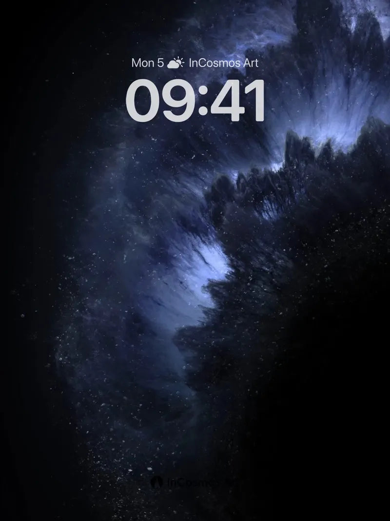 Cosmic Veil Wallpaper with Starlit Drift