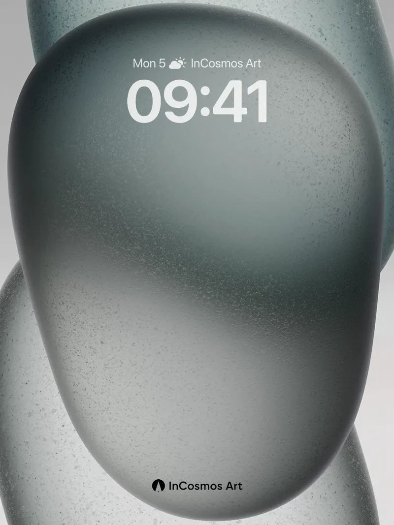 Serenity Stone Wallpaper with Frosted Depth