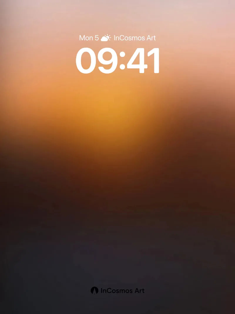 Golden Hush Wallpaper with Soft Blur