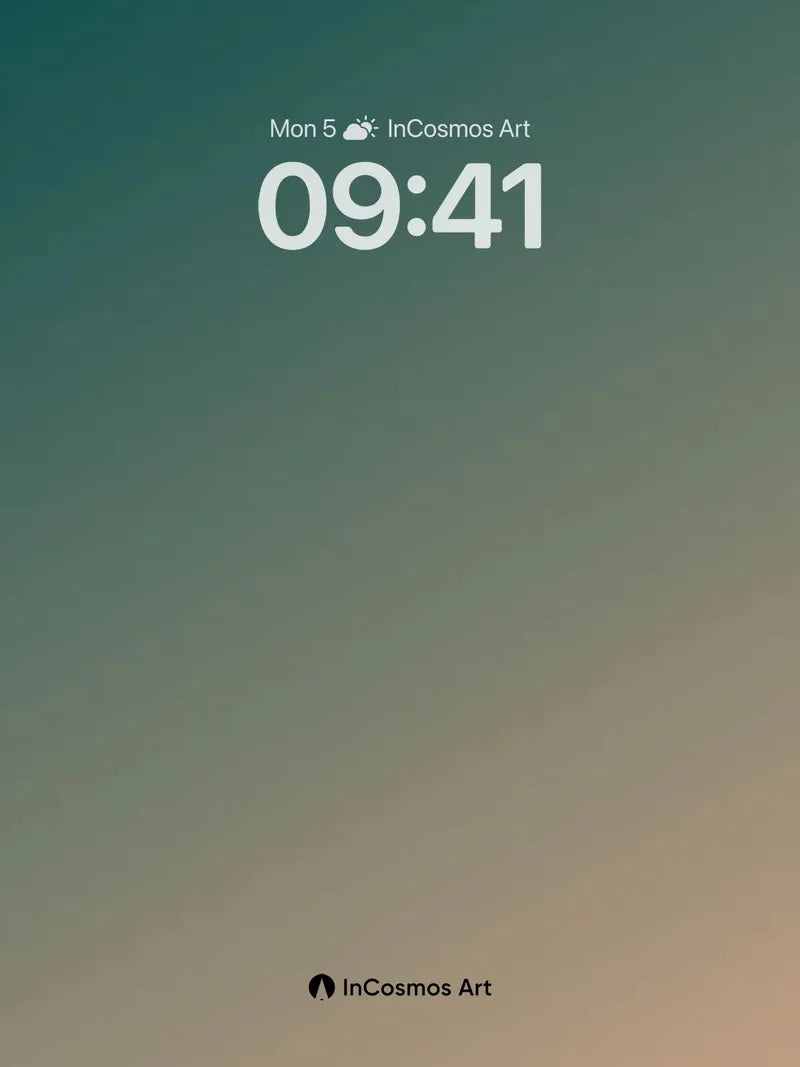 Serenity Gradient Wallpaper with Soft Light Shift