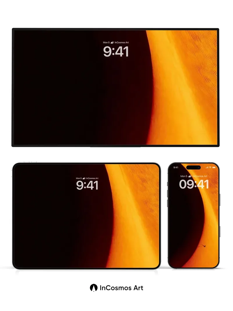 Surreal Sand Dune Wallpaper with Silhouette Flight