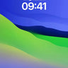 Luminous Ridge Wallpaper with Ethereal Hues wallpaper for iPhone, iPad & Mac