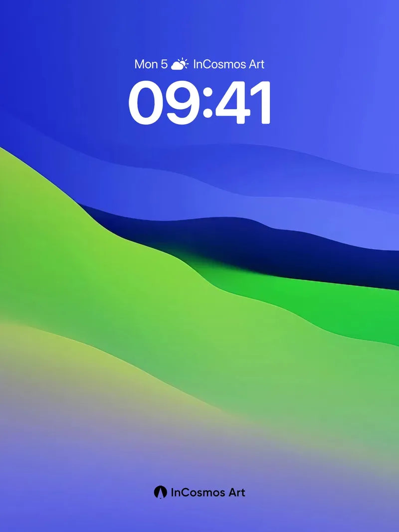 Luminous Ridge Wallpaper with Ethereal Hues