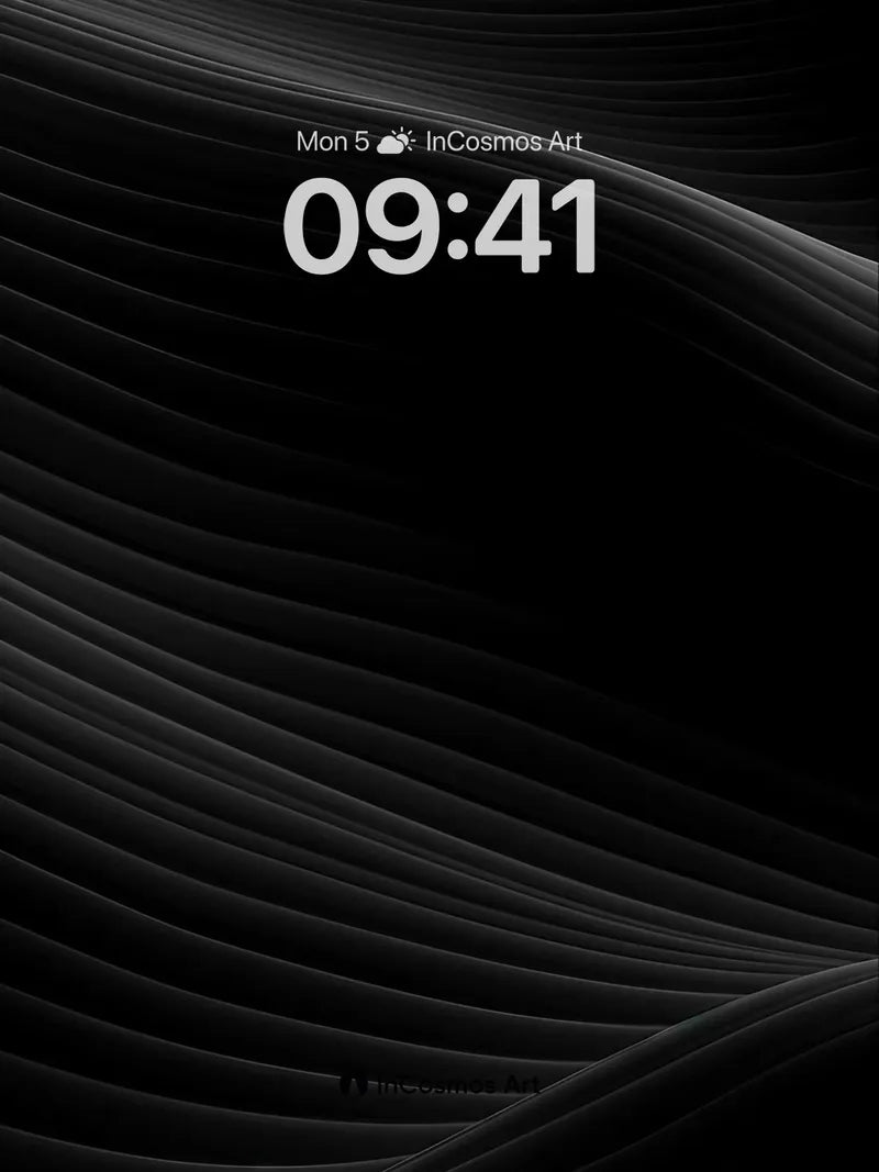 Velvet Wave Wallpaper with Shadowed Ridges