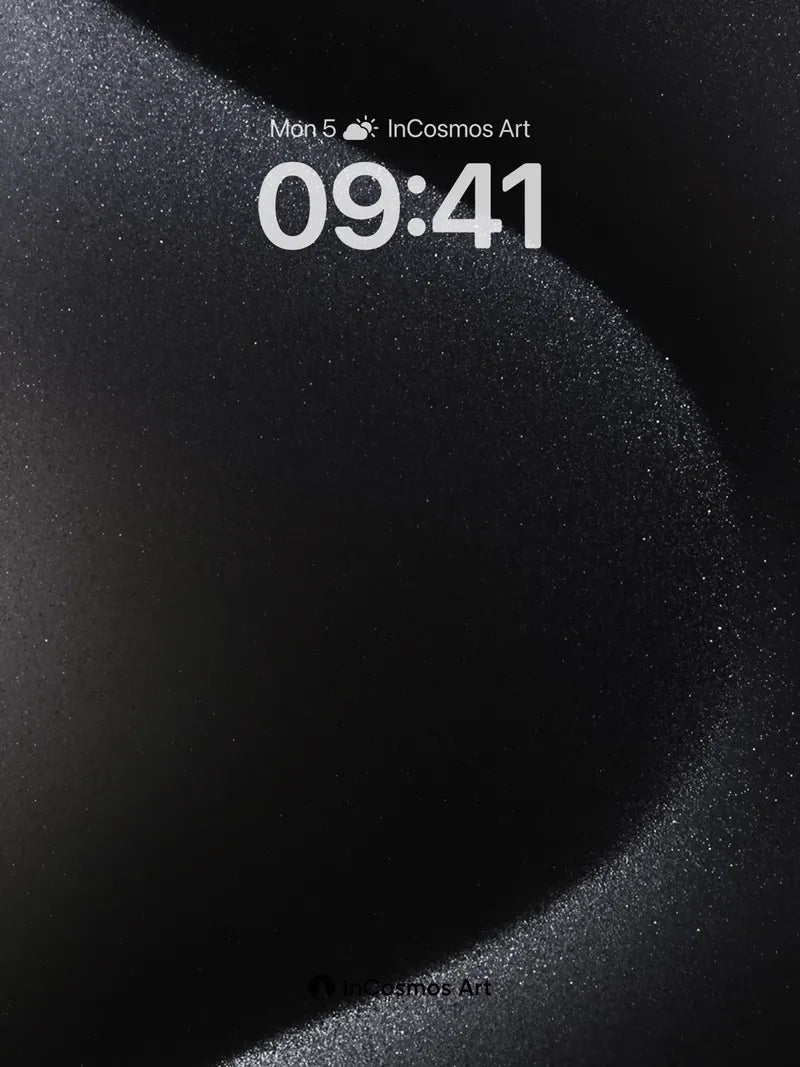 Velvet Void Wallpaper with Cosmic Dust