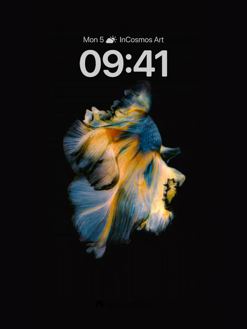 Floating Petal Wallpaper with Ethereal Light