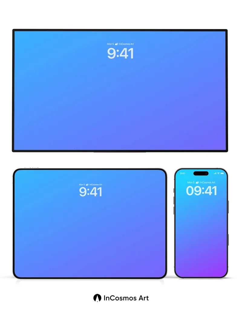 Calm Gradient Wallpaper with Ethereal Flow