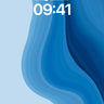 Calm Blue Flow Wallpaper with Ethereal Waves wallpaper for iPhone, iPad & Mac