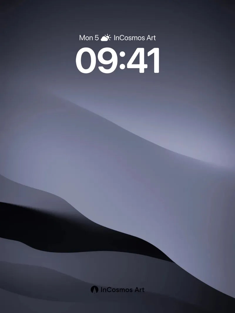 Shadowed Horizon Wallpaper with Ethereal Light