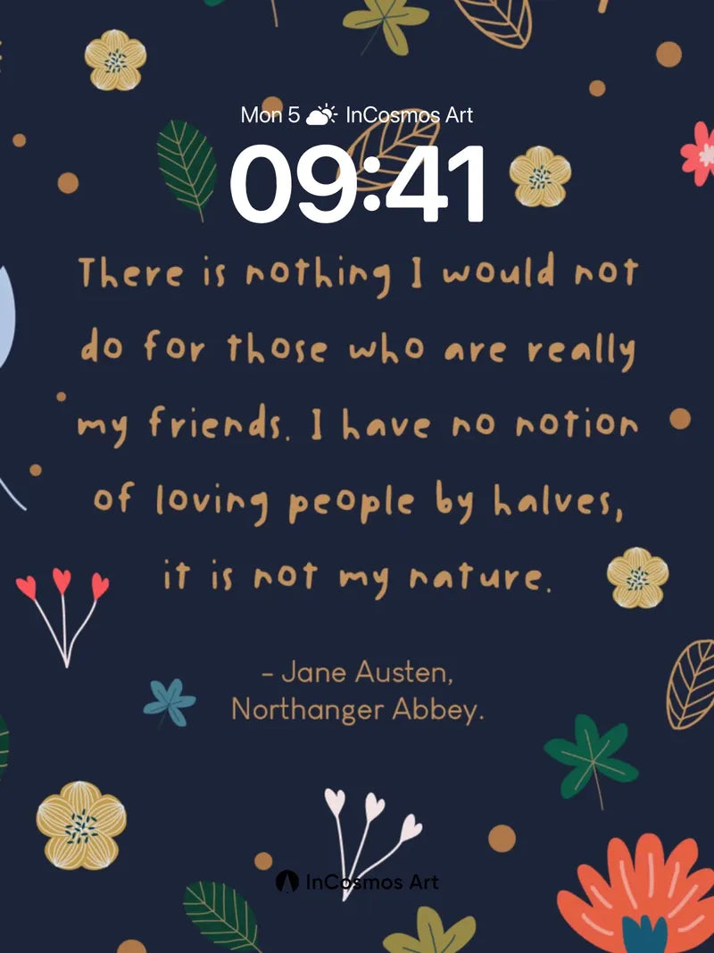 Midnight Garden Wallpaper with Golden Whispers