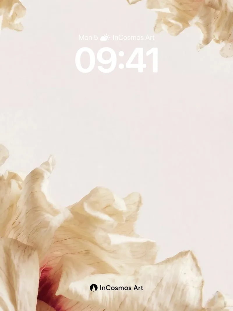 Silken Hush Wallpaper with Crimson Veins