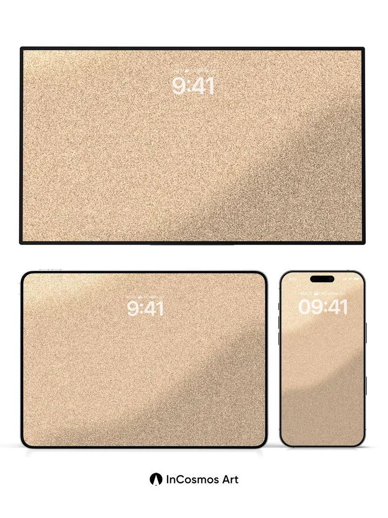 Sandy Hush Wallpaper with Dune Shadows