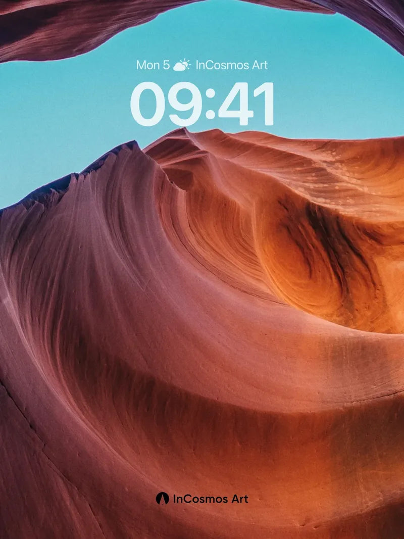 Canyon Whispers Wallpaper with Sky Portal