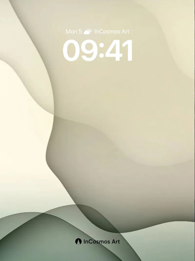 Serenity Drift Wallpaper with Soft Gradient Veils