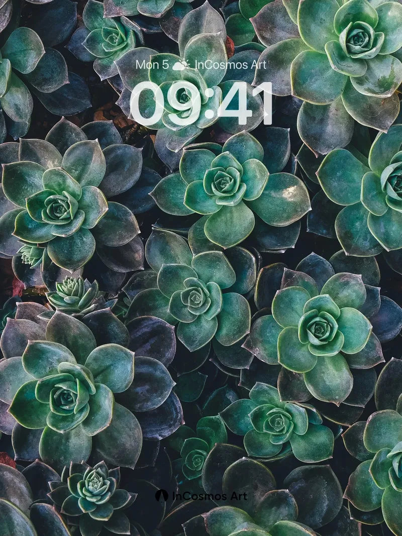 Emerald Hush Wallpaper with Living Leaves