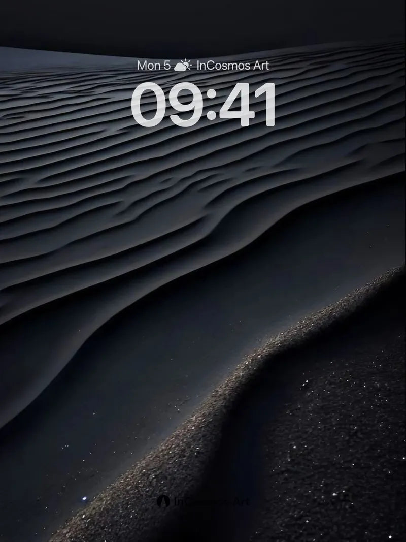 Midnight Dune Wallpaper with Whispering Ridges