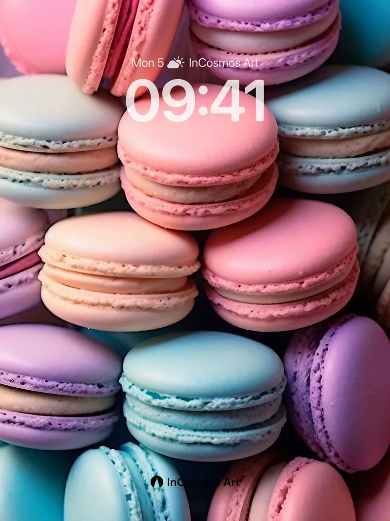 Pastel Hush Wallpaper with Macaron Dreams