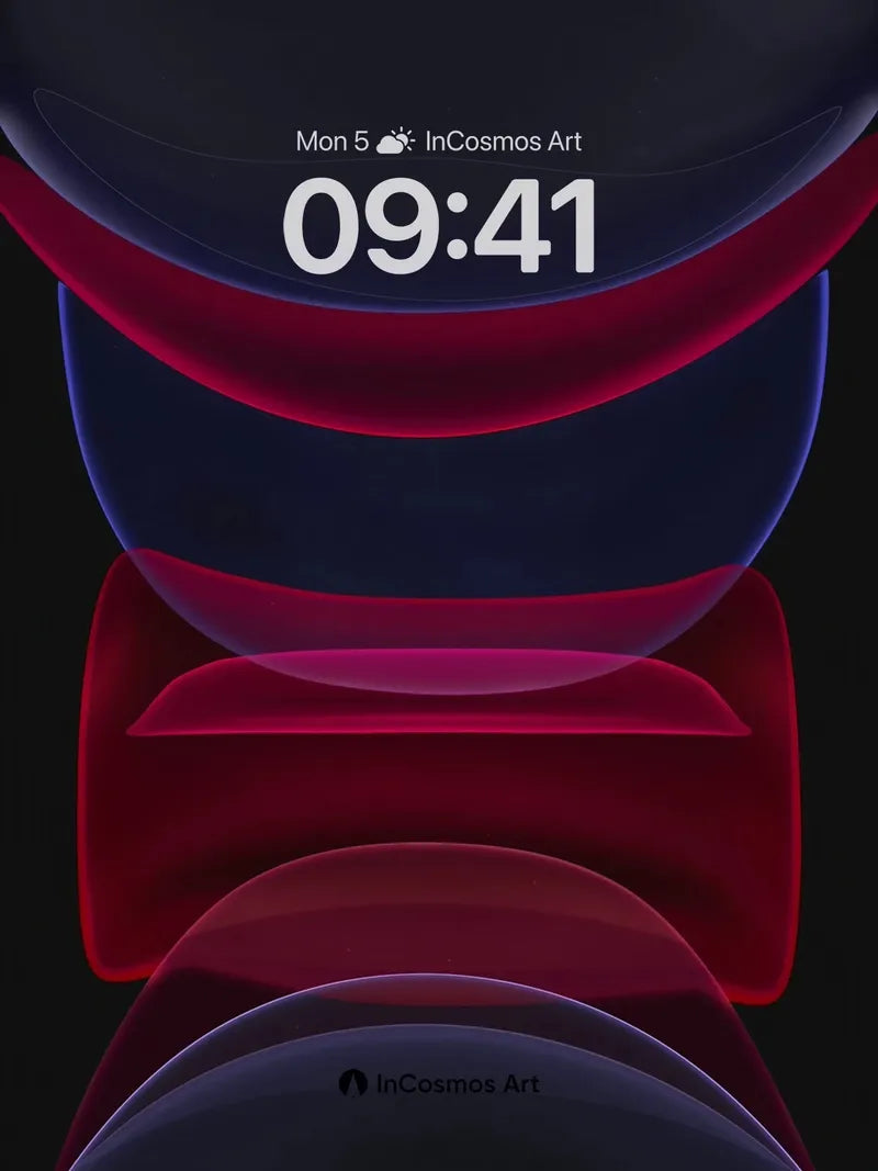 Midnight Veil Wallpaper with Liquid Light