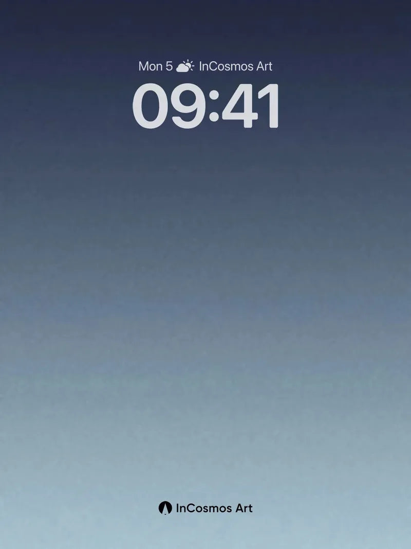 Serenity Gradient Wallpaper with Soft Light Flow