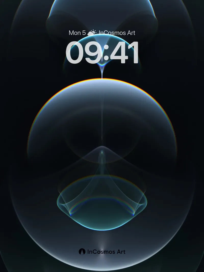 Serenity Sphere Wallpaper with Ethereal Light Veils