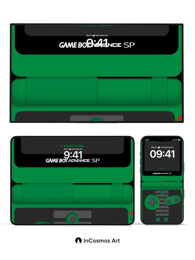 Nostalgic Circuit Wallpaper with Pixel Pulse