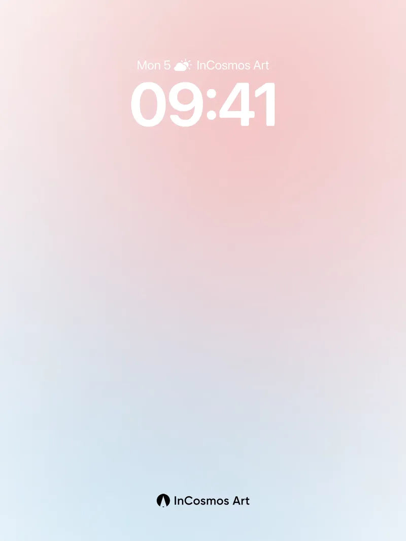 Soft Hush Gradient Wallpaper with Ethereal Light