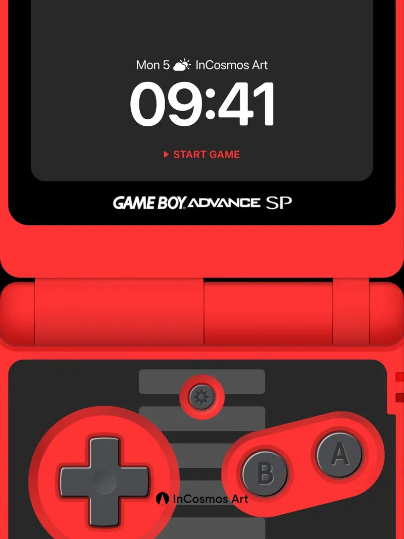 Nostalgic Pixel Glow Wallpaper with Game Boy Pulse