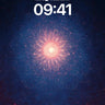 Cosmic Bloom Wallpaper with Ethereal Light Trails wallpaper for iPhone, iPad & Mac