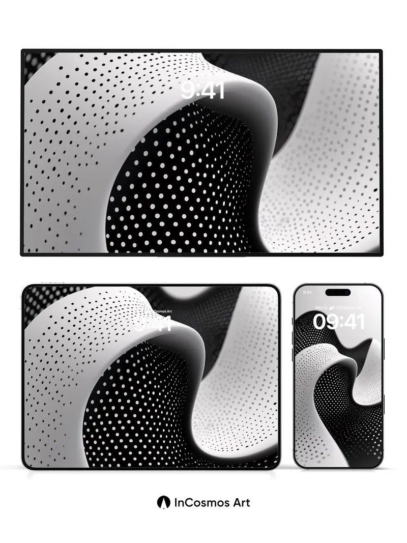 Sonic Wave Wallpaper with Perforated Light