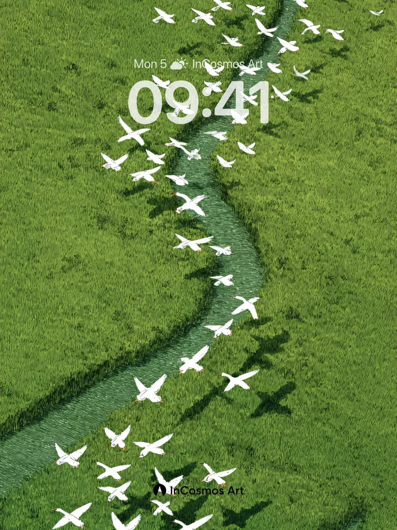 Serenity Flight Wallpaper with River Vein