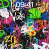 Chaotic Burst Wallpaper with Dripping Neon wallpaper for iPhone, iPad & Mac
