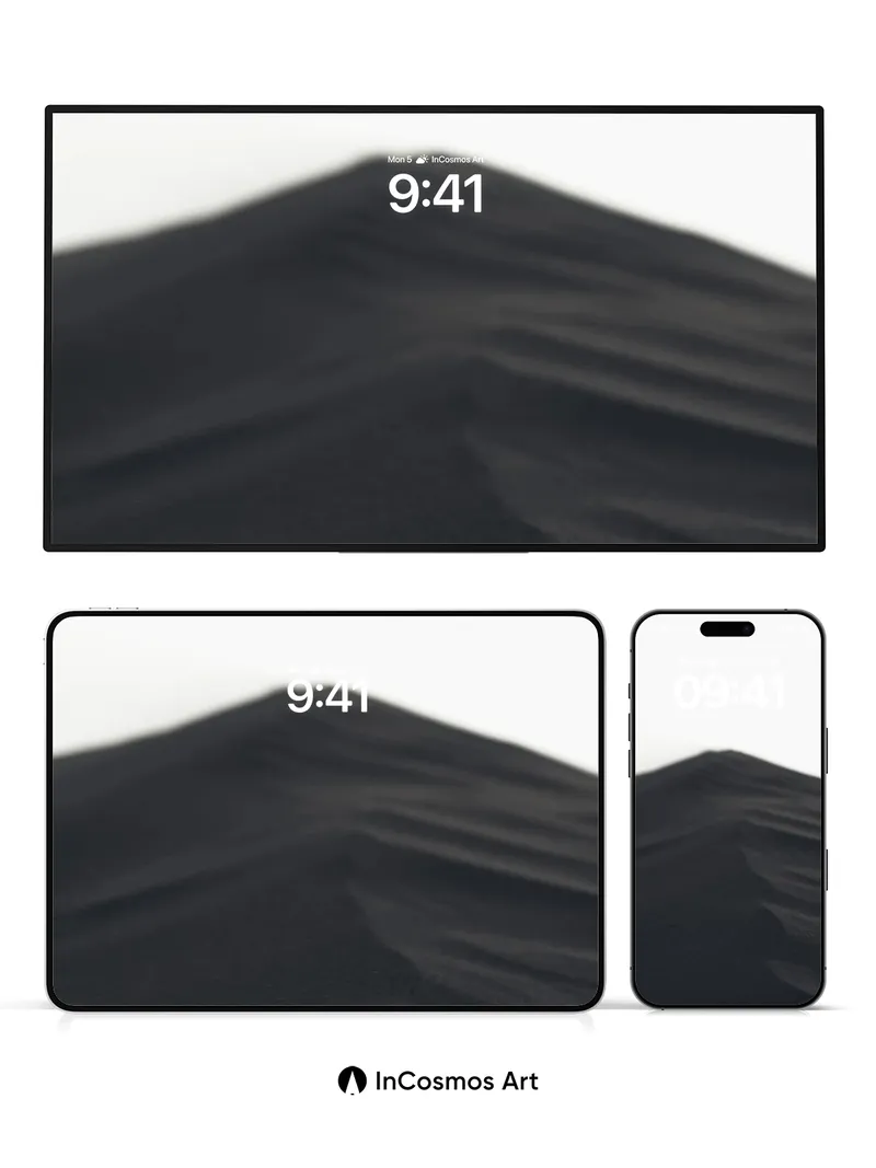 Shadowed Ridge Wallpaper with Silent Depth