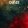 Crimson Cradle Wallpaper with Golden Leaves wallpaper for iPhone, iPad & Mac