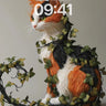 Ivy-Woven Feline Wallpaper with Living Shadows wallpaper for iPhone, iPad & Mac