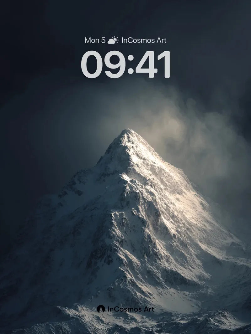 Shadowed Summit Wallpaper with Light's Edge