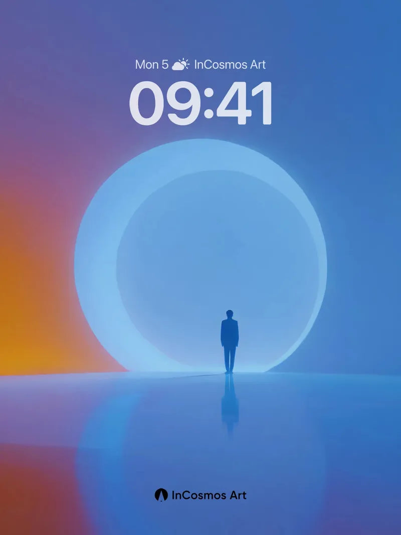 Serenity Sphere Wallpaper with Ethereal Light