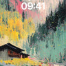 Whispering Alpine Wallpaper with Painted Light wallpaper for iPhone, iPad & Mac