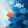 Coral Pulse Wallpaper with Oceanic Drift wallpaper for iPhone, iPad & Mac