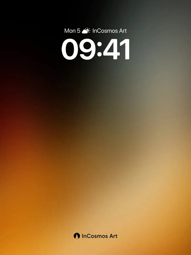 Ember Hush Wallpaper with Soft Gradient Flow