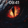 Obsidian Flame Wallpaper with Burning Gaze wallpaper for iPhone, iPad & Mac