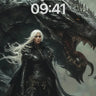Frostfire Dragon Wallpaper with Storm-Eyed Sovereign wallpaper for iPhone, iPad & Mac