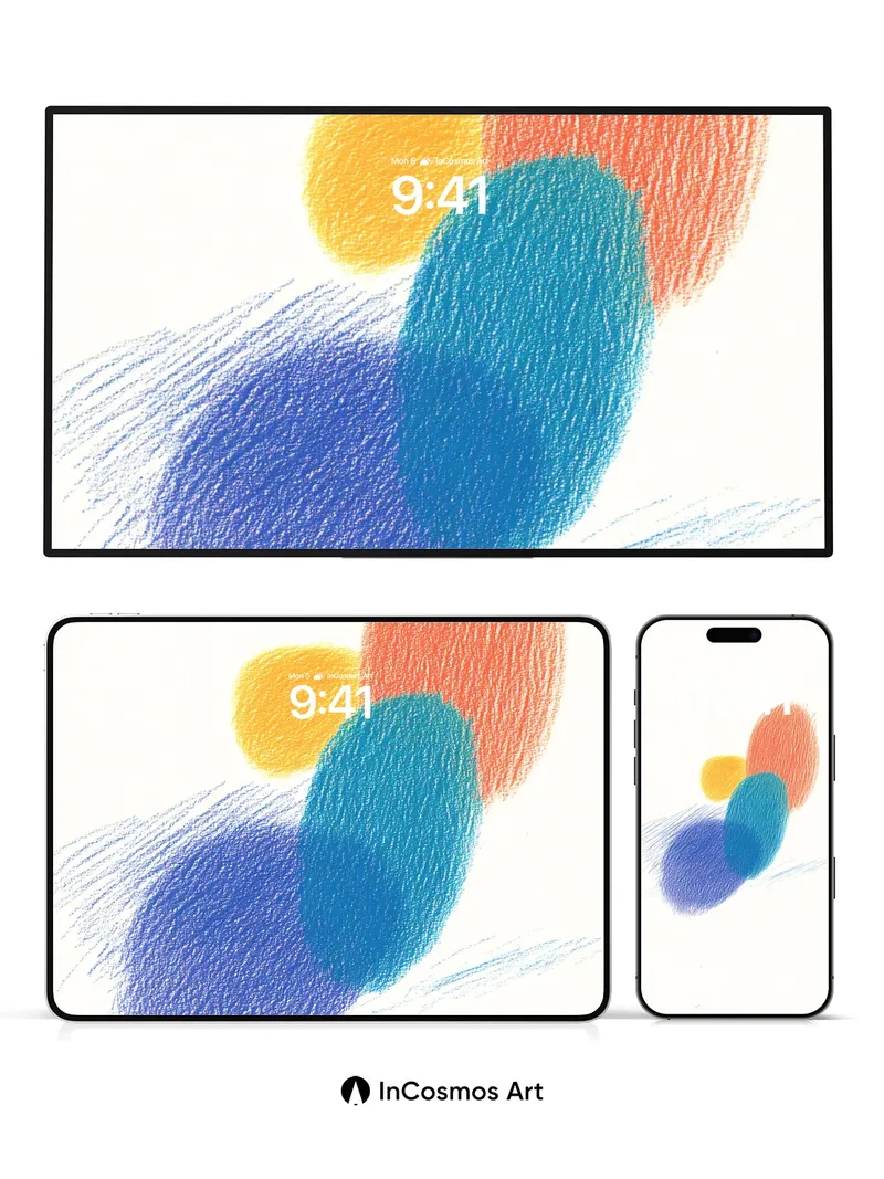 Whispering Color Fields Wallpaper with Textured Hues