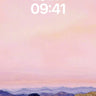 Serenity Bloom Wallpaper with Polka-Dot Fields wallpaper for iPhone, iPad & Mac