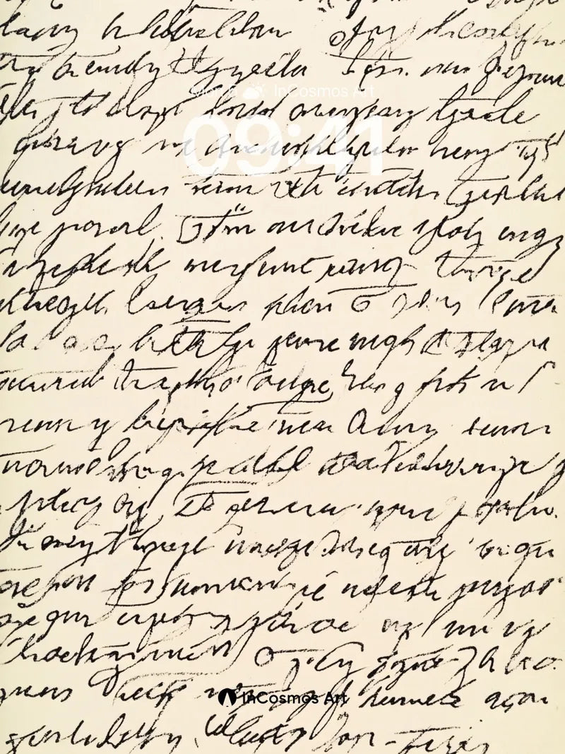 Whispering Script Wallpaper with Inked Memory