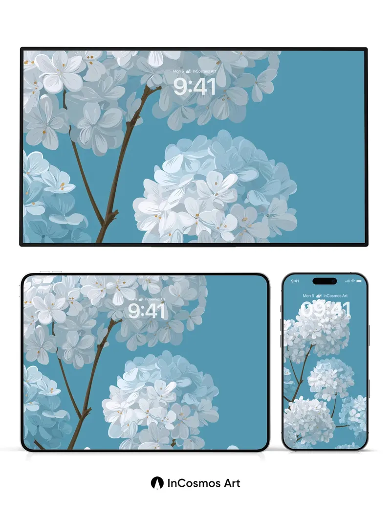 Serene Bloom Wallpaper with Ethereal Light